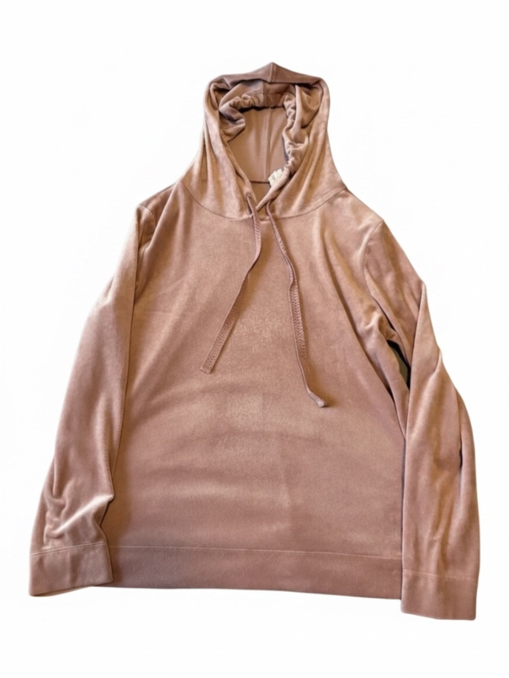 Loft dusty rose velour hoodie